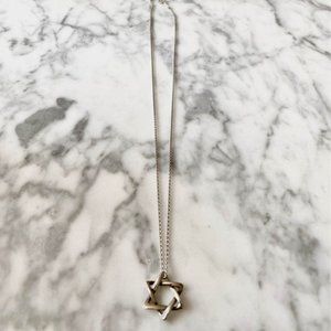 Tiffany & Co. Elsa Peretti Star of David Necklace